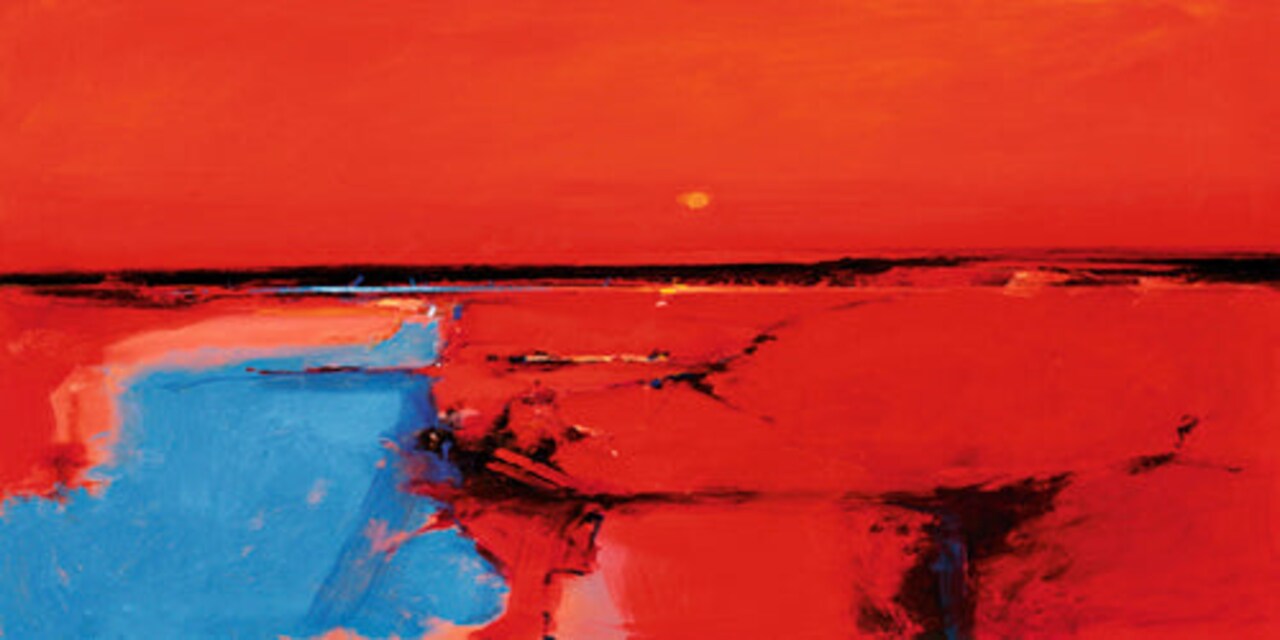Framed Art Coastal Horizon II by Peter Wileman 19 3/4 x 39 1/2